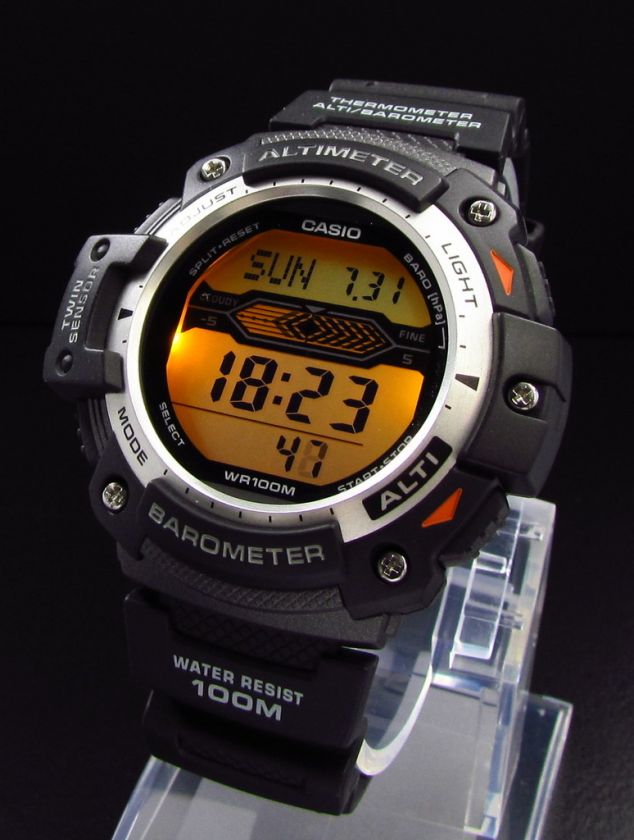 Casio Outgear Fishing Camp Watch SGW S300H 1A Free Ship  