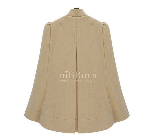 Gossip Girl Fashion Knight Wool Viscose Shawl Cape Poncho Coat 