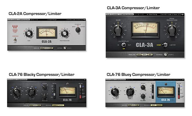 Waves CLA Classic Compressors Native VST RTAS AU Pro Tools Plugins 