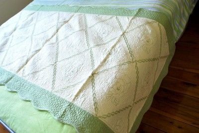 Blooming Rose Cotton Quilted Throw Rug Blanket 70x180cm  