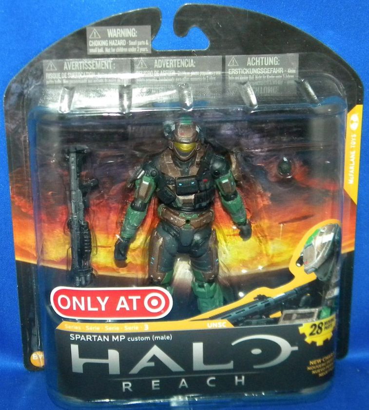 Halo Reach Series 3 Target SPARTAN MP Package Ware  