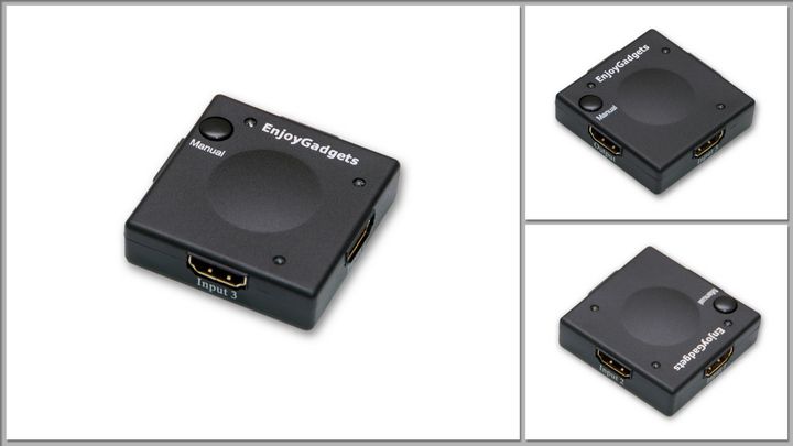 3x1 HDMI Input Switch Switcher Selector HDCP 1080P 835561000011  