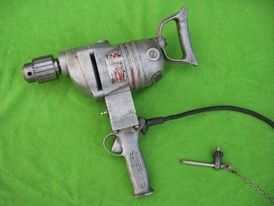 MILWAUKEE HEAVY DUTY INDUSTRIAL PORTABLE HAND POWER DRILL 1/4  13/16 