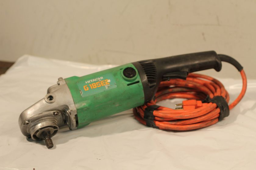 HITACHI RIGHT ANGLE 7 DISC GRINDER MODEL G185E2  