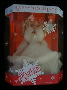 Barbie Doll 1989 Happy Holidays Special Edition  