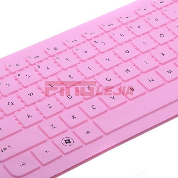 New Pink Silicone Keyboard Cover Protector Skin for HP Pavilion G4 DV4 