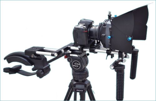 PROAIM shoulder rig 45 quick release for xl1 5d 7d vx2100 follow focus 