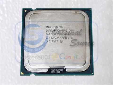 Intel Core2 DUO E6600 2.4G SL9ZL SL9S8 LGA 775 OEM CPU  