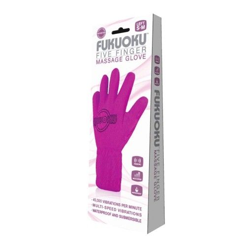 Fukuoku 5 Finger Vibrating Personal Massager Massage Glove 45000VPM 
