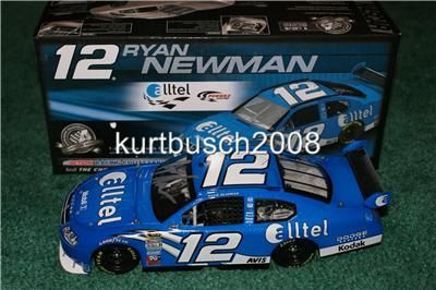 Ryan Newman Autographed COT Signed Alltel 1/24 #12 #39  