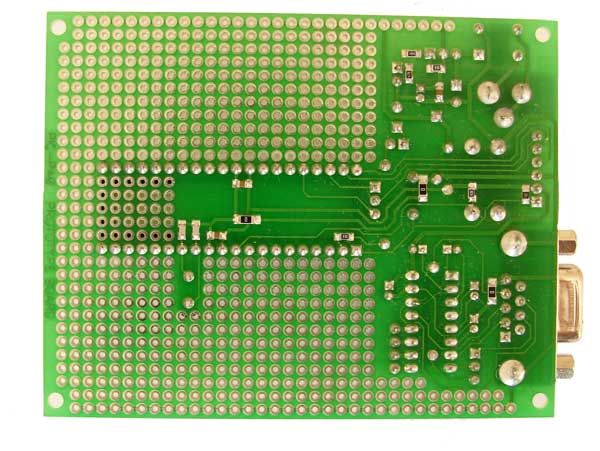 Assembled PIC Microchip PIC P40 prototype board  