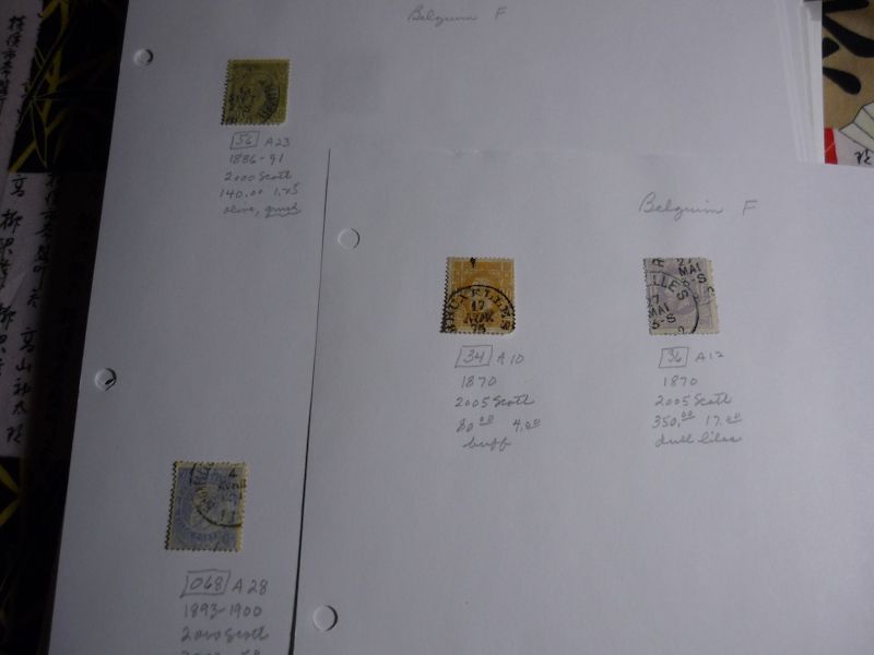 Belgium Stamp Collection  