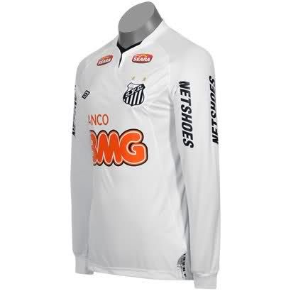 11/12 SANTOS NEYMAR JERSEY LONG SLEEVE ALL SPONSOR AUTHENTIC  