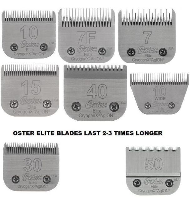 WHOLESALE LOT 4 Oster A5 ELITE TITANIUM Clipper Blades*LASTS 3X Longer 