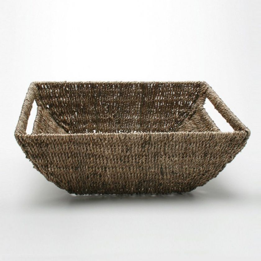 Large Seagrass Coupe Basket by Tag #340026  