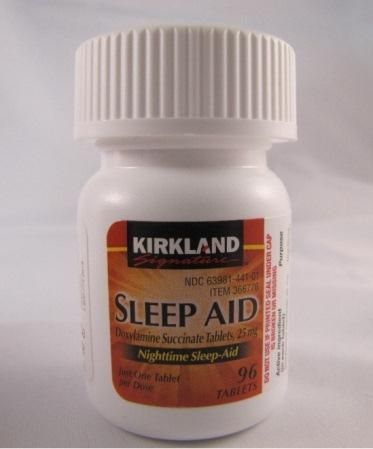   Sleep Aid Doxylamine Succinate 25mg 96 Tablets UNISOM Sleeping Pills