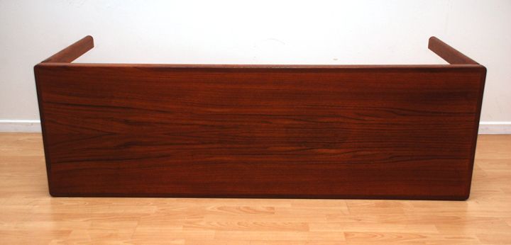 Danish Modern Teak Console Sofa Table Mid Century Mod  