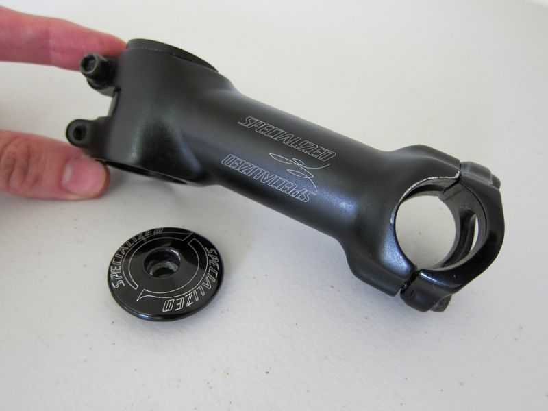 Specialized Pro Set road stem   26.0mm clamp 100mm long, includes top 