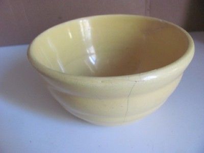 1930s BAUER POTTERY YELLOW RINGED LA LINDA UNTILITY BOWL  