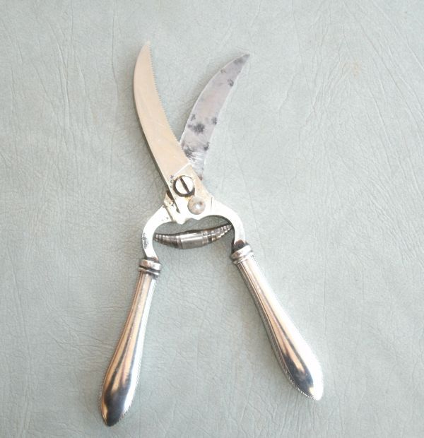 Sterling Silver Poultry Shears marked KENMORE  