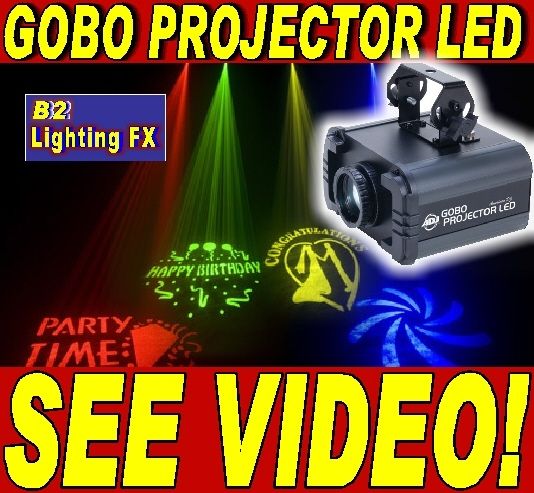 American DJ GOBO PROJECTOR LED adj stage dance 10wt LED  