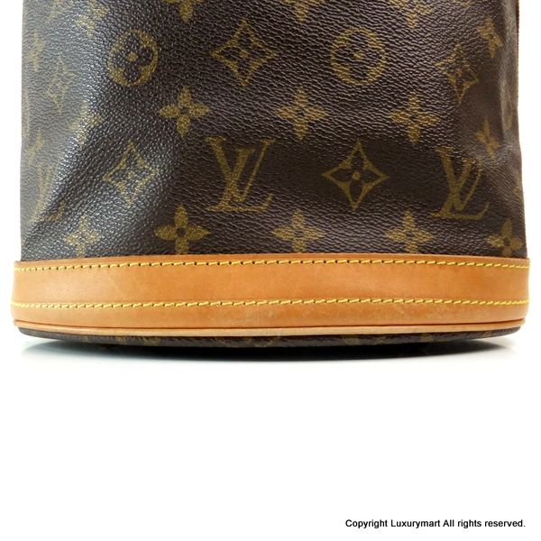 LOUIS VUITTON Monogram Bucket PM Tote Bag Purse 4995  