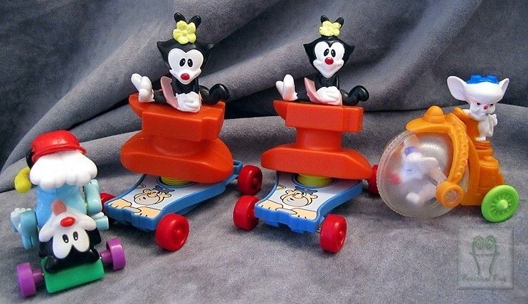 Animaniacs Cartoon Toys 1993 1994 Wakko Dot Pinky Brain Warner Bros 