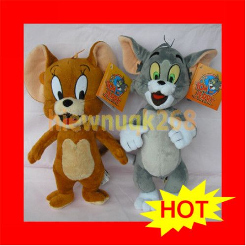 JERRY MOUSE TOM CAT PLUSH WARNER BROTHERS TOM & JERRY▲  