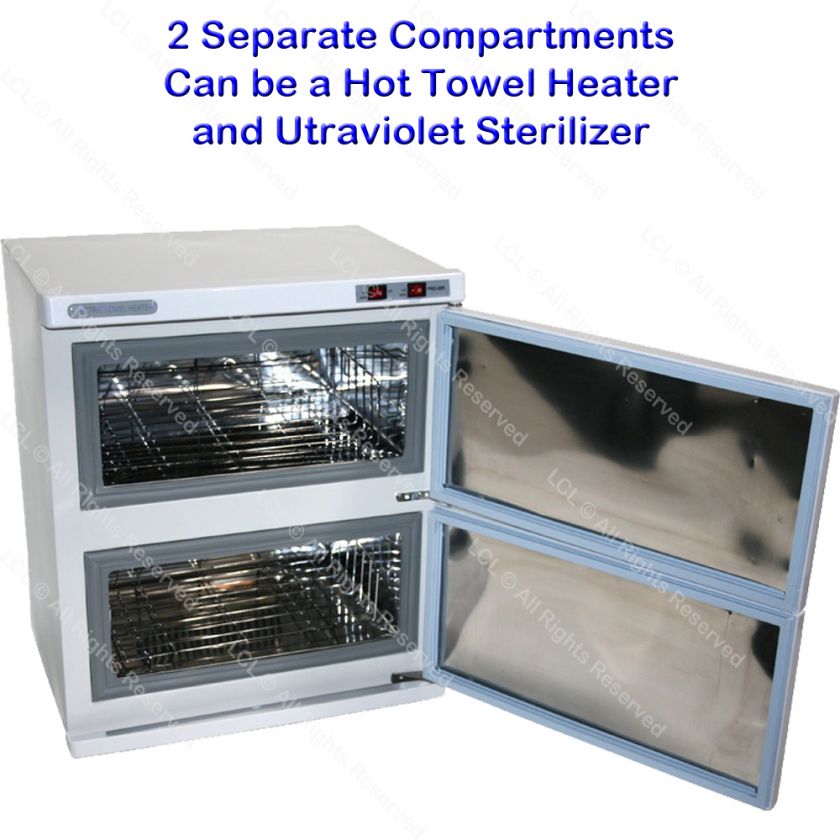 HOT TOWEL WARMER UV STERILIZER CABINET SALON EQUIPMENT  