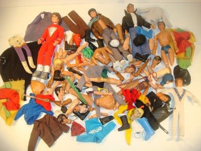 HUGE PARTS LOT* Mego IDEAL Mattel LJN Hasbro FIGURE Clothes 