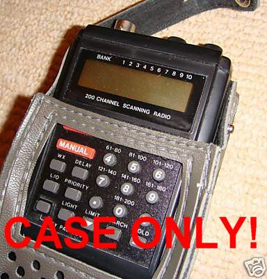 Uniden FACTORY PROTECTIVE CASE for BC200XLT POLICE SCANNER bc 200 XLT 