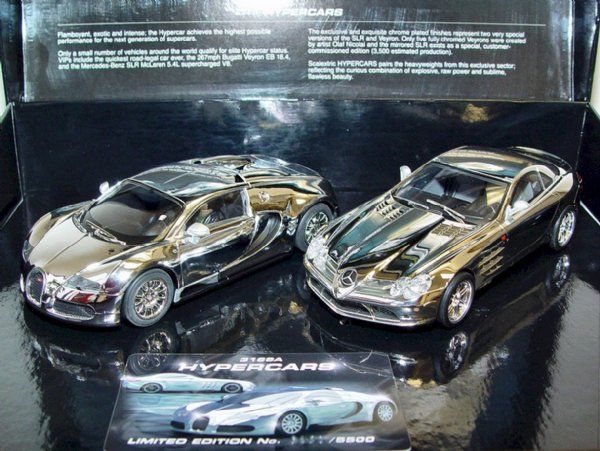 Scalextric Mercedes C3169A SLR McLaren y sistema de Bugatti Veyron 