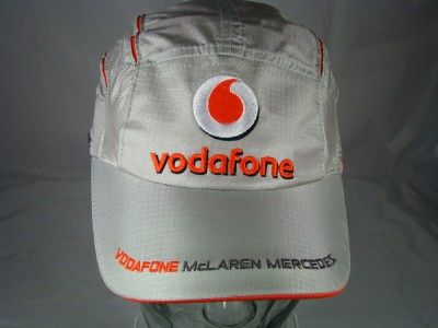 Vodafone McLaren Mercedes Kids Team F1 Auth Silver Caps  