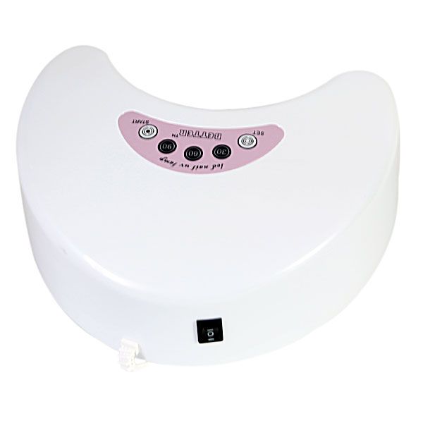 HOT White LED NAIL DRYER 12W Gel Polish Cure Lamp UV Dryer Timer US 