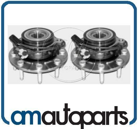   Truck 8 Lug 4X4 4WD ABS Front Wheel Hub & Bearing Pair Set  