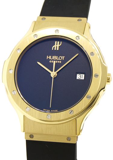 Hublot Classic Date Quartz Watch 18K Yellow Gold 36mm Swiss Made NEW $ 